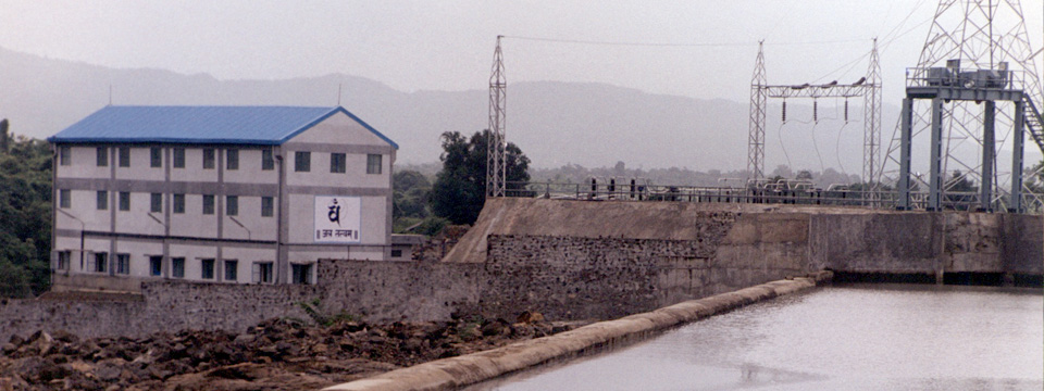 View of Intake & Powerhouse at Vajrafall Hydro Power Plant
