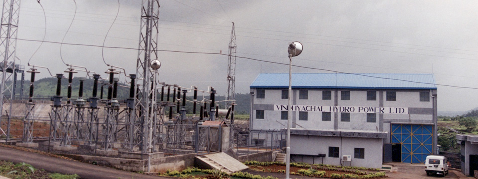 View of Sub Station & Power House at Vajrafall Hydro Power Plant